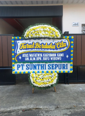 Papan Bunga Duka di Kelayan Dalam