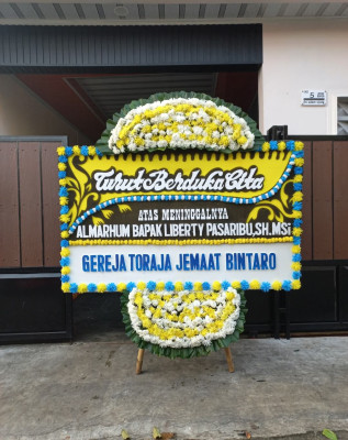 Papan Bunga Duka di Kelayan Dalam