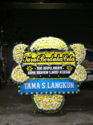 Papan Bunga Duka di Kelayan Dalam